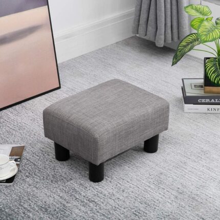 Modern Linen Footrest