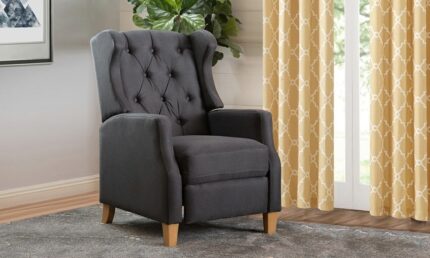 Fabric Tufted Club Chair