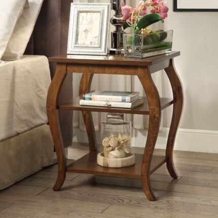 Curved Legs End Table
