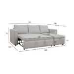 modern sectional sofa bed