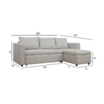 modern sectional sofa bed