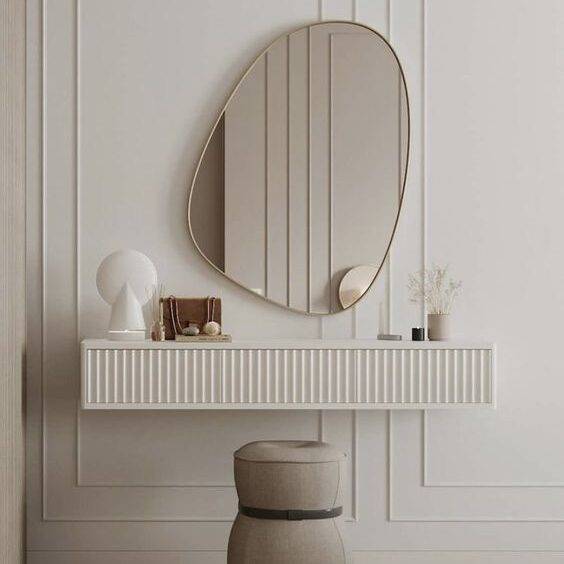 Minimalist Wall-Mounted Dressing Table
