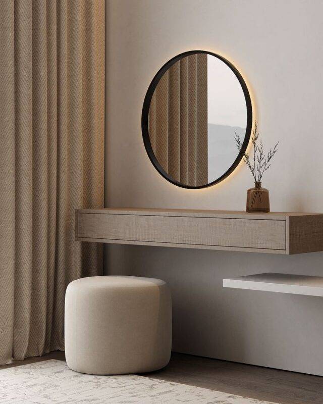 Modern floating vanity