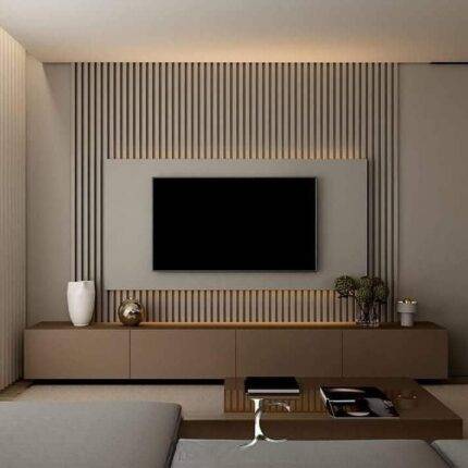 Modern Simple Brown TV Unit