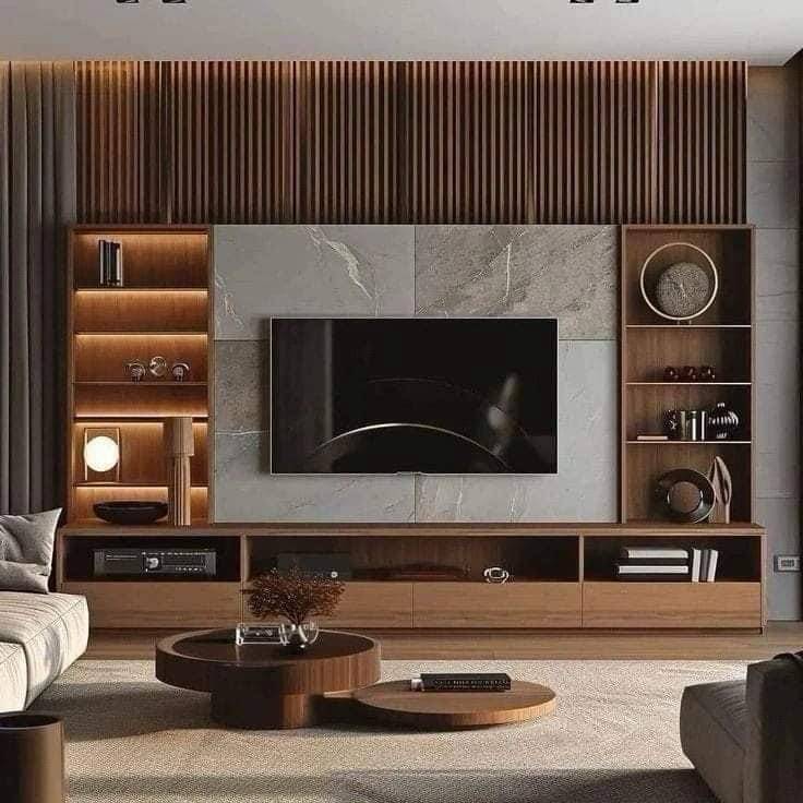 Luxury TV wall unit